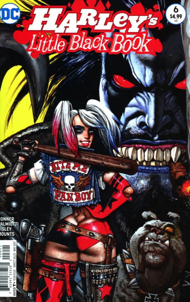 Harley's Little Black Book 6 cover by Simon Bisley
