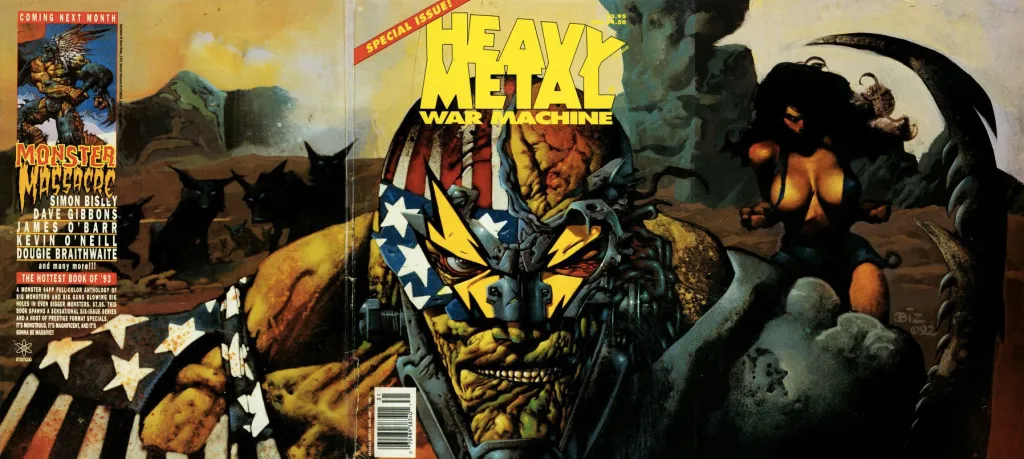 heavy metal magazine - 1993 special war machine