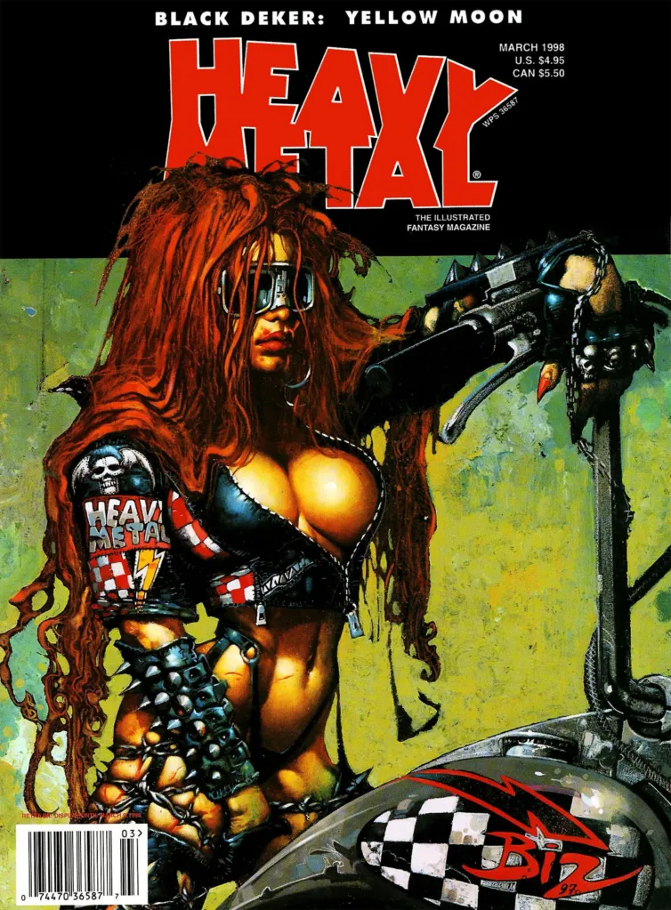heavy metal magazine march 1998