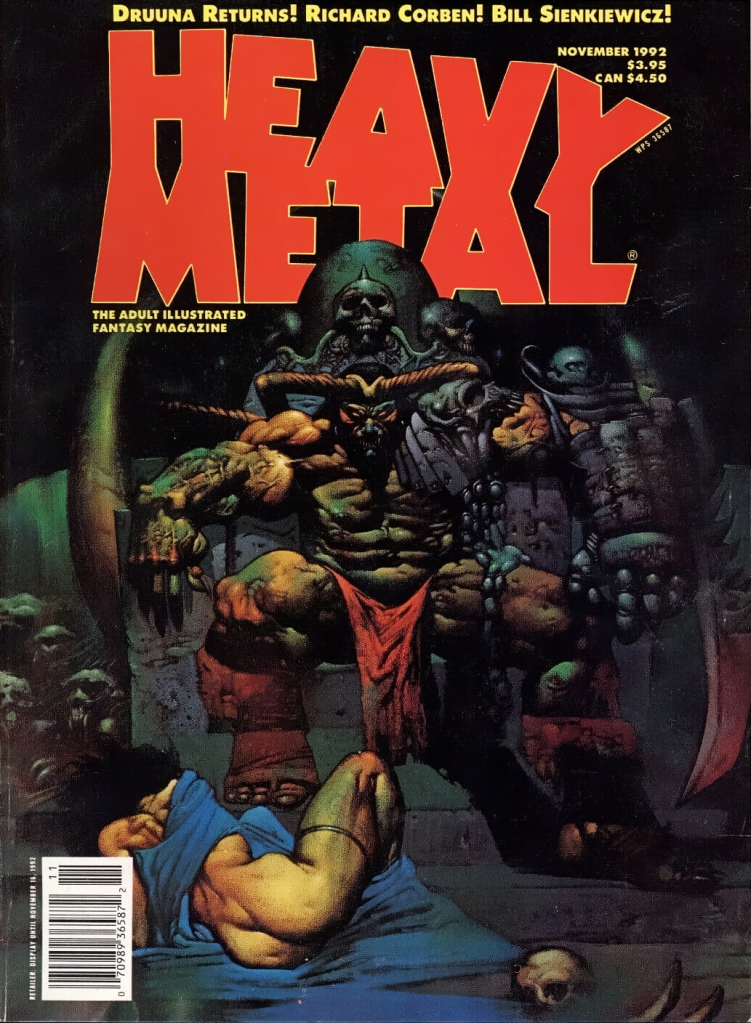 heavy metal magazine november 1992