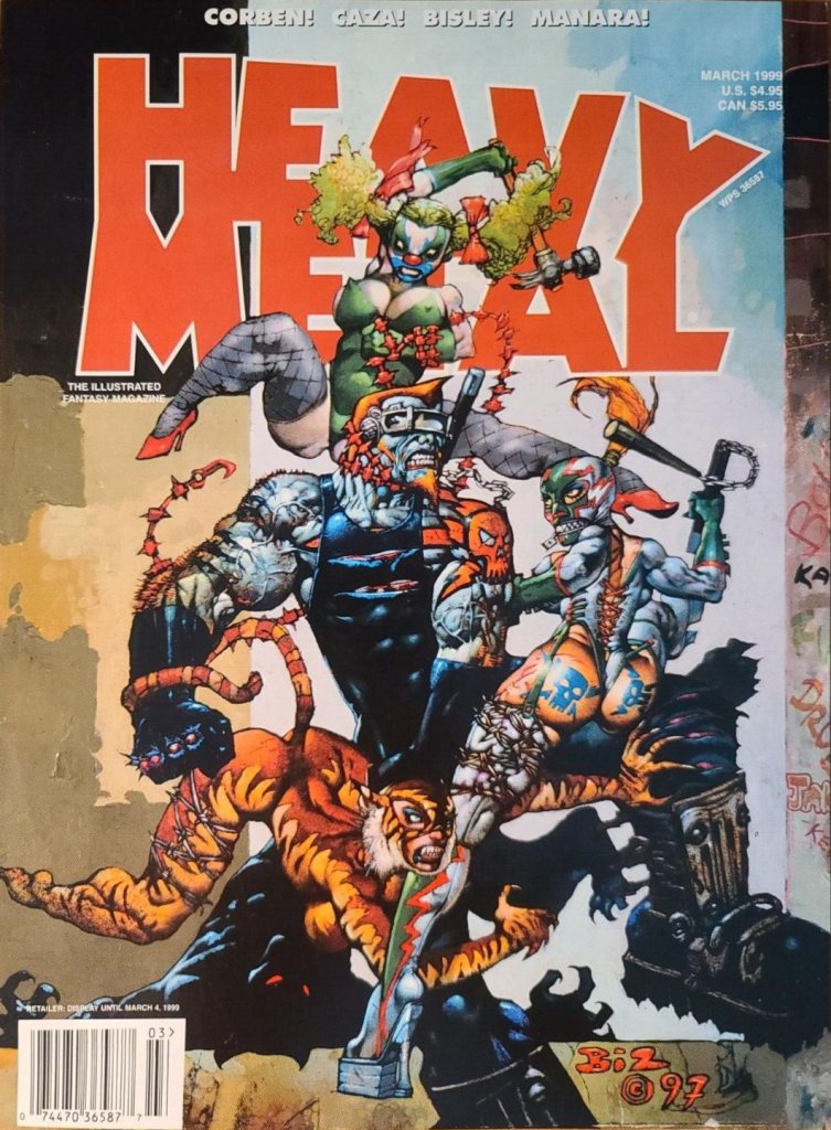 heavy metal magazine march 1999