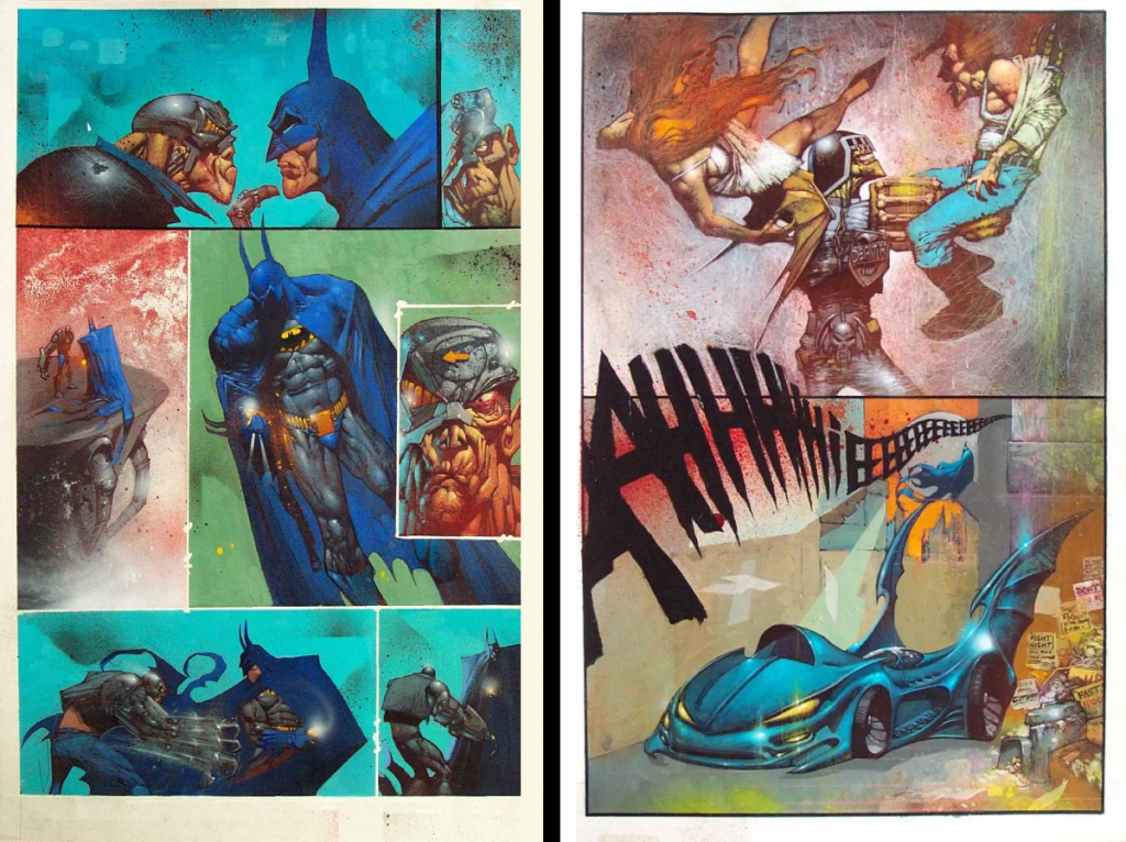 Simon Bisley's Judgment On Gotham interior panel