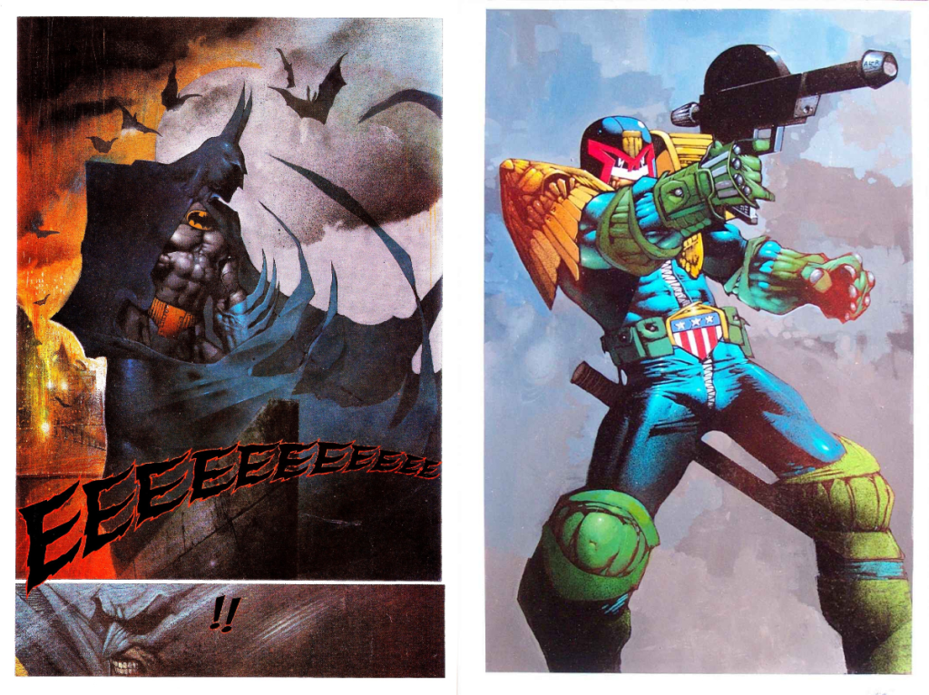 Simon Bisley's Judgment On Gotham interior panel