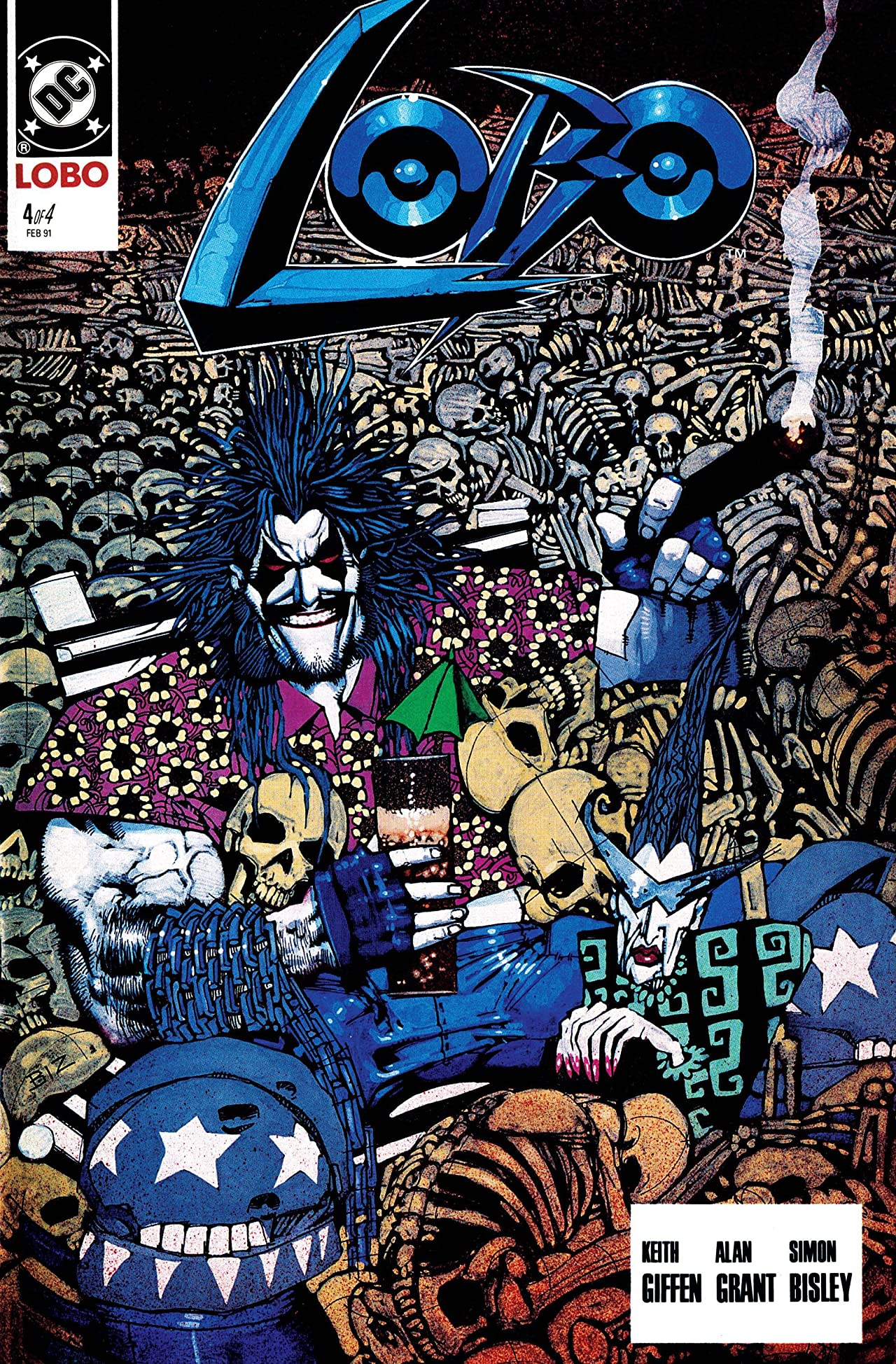 Lobo #4 cover by Simon Bisley