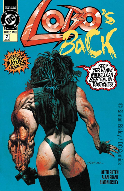 Lobo's Back #2 cover by Simon Bisley