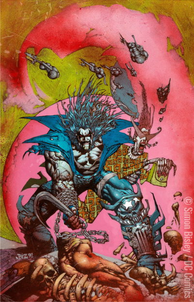 Simon Bisley – Lobo The Last Czarnian Cover Original Art (1991)