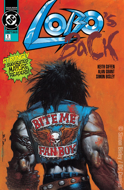 Lobo's Back #1 cover by Simon Bisley