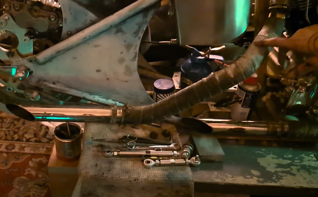 old period exhaust pipe