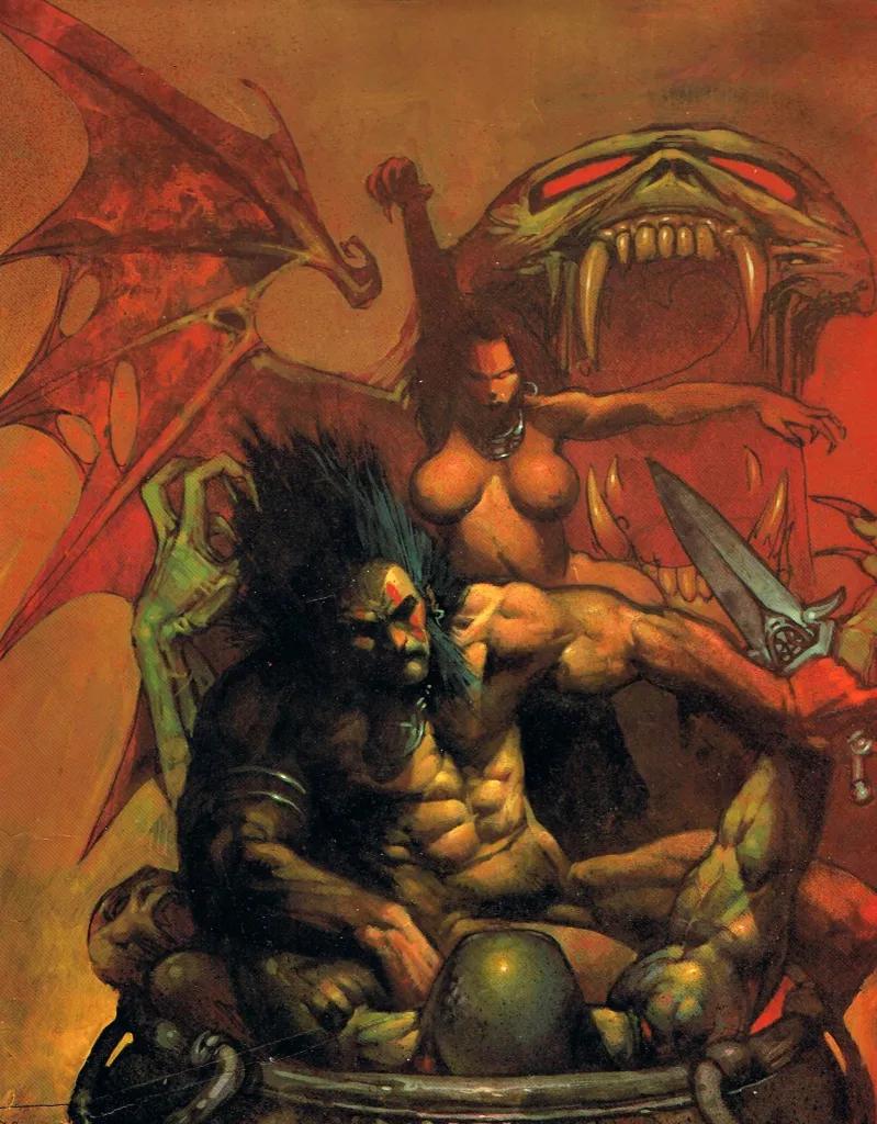 Simon Bisley's Sláine painting