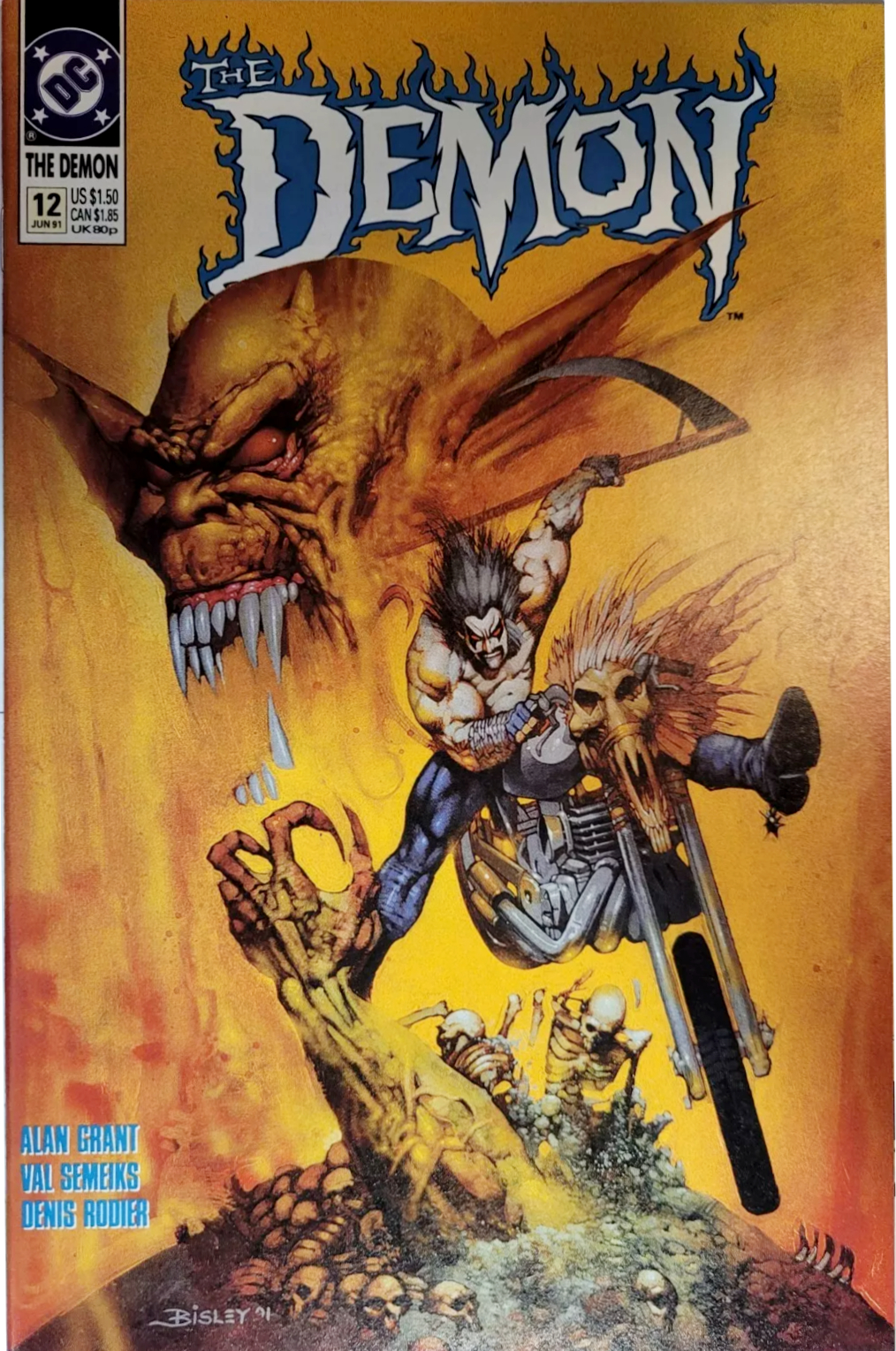 The Demon #12 cover by Simon Bisley
